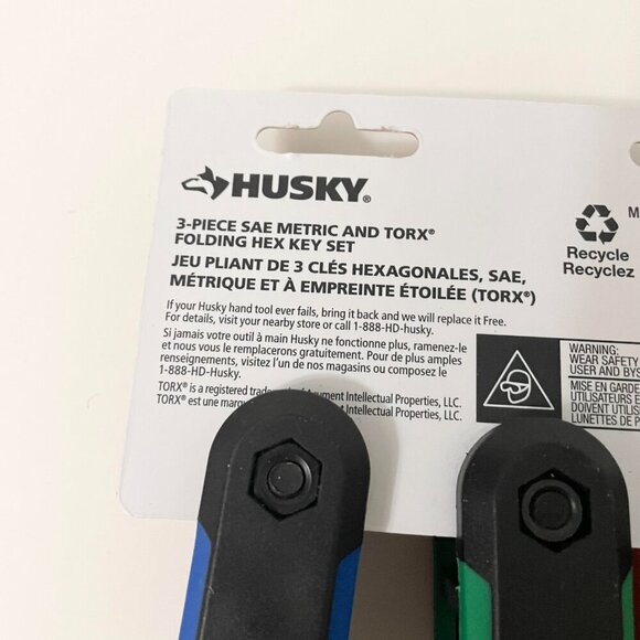 Folding Hex Allen Key Torx Set SAE/Metric Hand Tool Assortment Fold-up - Picture 7 of 13